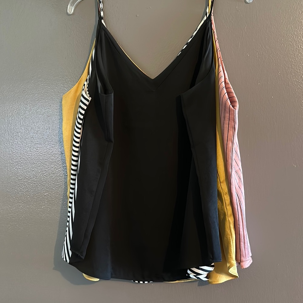 4 camisoles from Express double lined v-neck